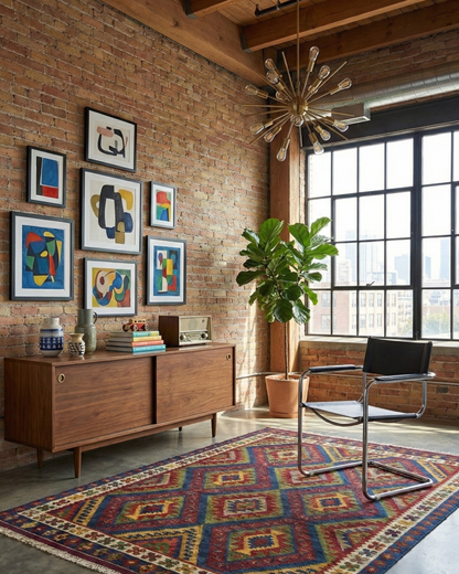mid-century-modern sessel im vintage style chrom metal